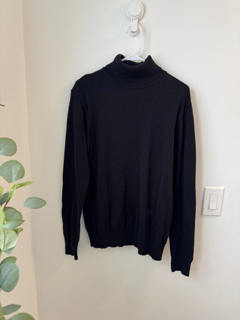 Brave Soul London Black Turtleneck Sweater Men’s Large